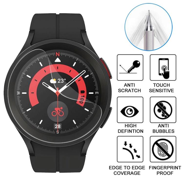 For Samsung Galaxy Watch5 Pro 45mm 5pcs xDfind Soft Hydrogel Film Full Cover Front Protector