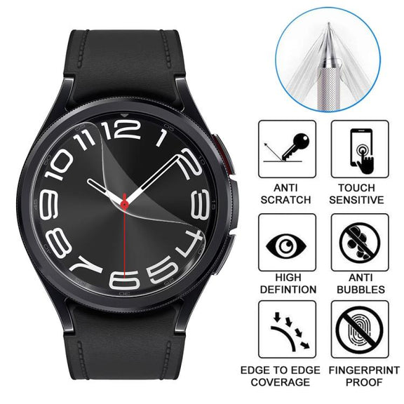 For Samsung Galaxy Watch6 Classic 43mm 5pcs xDfind Soft Hydrogel Film Full Cover Front Protector