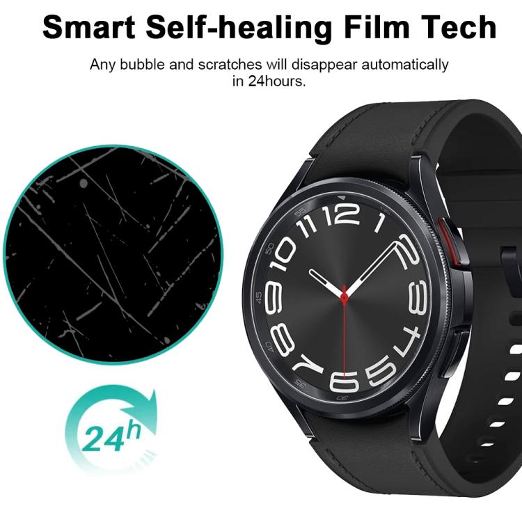 For Samsung Galaxy Watch6 Classic 43mm 5pcs xDfind Soft Hydrogel Film Full Cover Front Protector