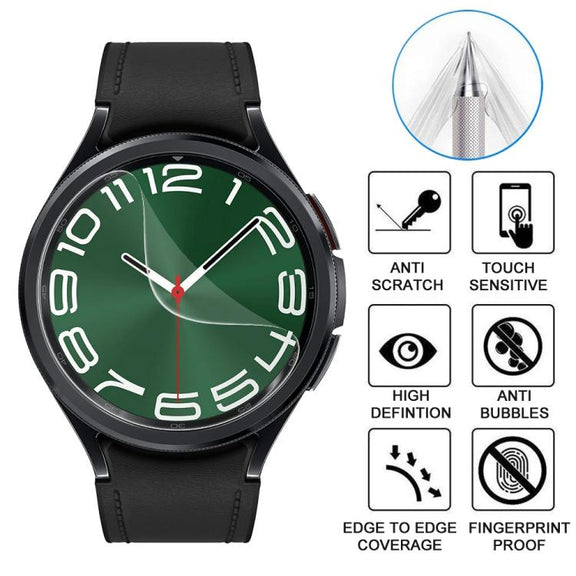 For Samsung Galaxy Watch6 Classic 47mm 5pcs xDfind Soft Hydrogel Film Full Cover Front Protector