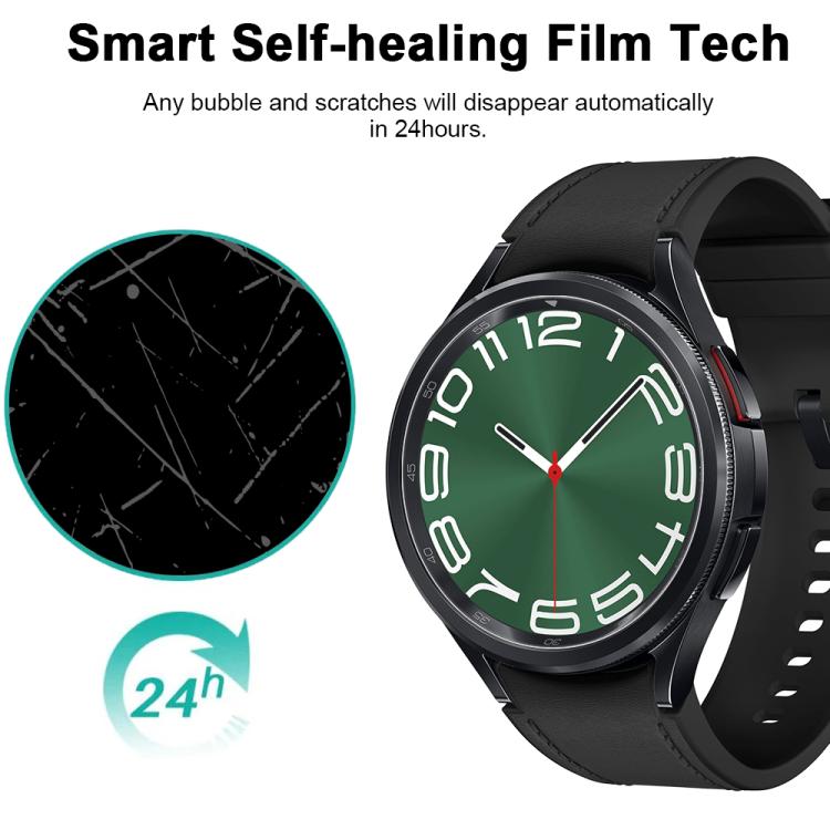 For Samsung Galaxy Watch6 Classic 47mm 5pcs xDfind Soft Hydrogel Film Full Cover Front Protector