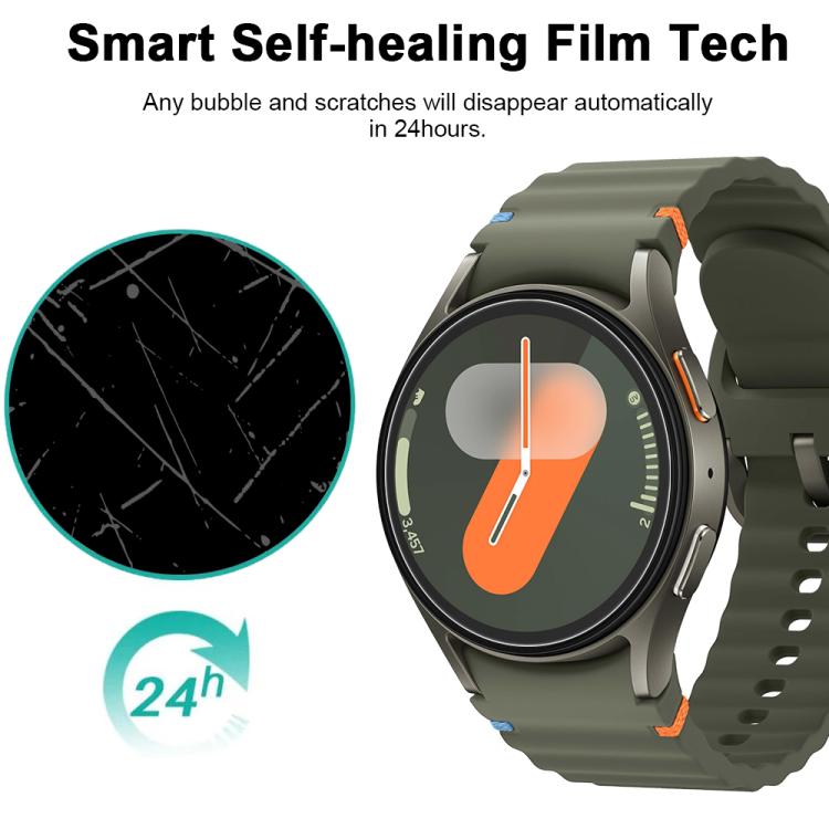 For Samsung Galaxy Watch7 40mm 5pcs xDfind Soft Hydrogel Film Full Cover Front Protector