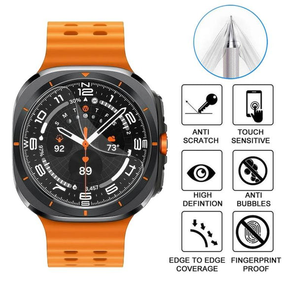 For Samsung Galaxy Watch Ultra 47mm 5pcs xDfind Soft Hydrogel Film Full Cover Front Protector