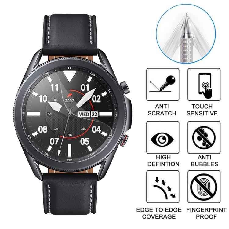 For Samsung Galaxy Watch3 45mm 5pcs xDfind Soft Hydrogel Film Full Cover Front Protector