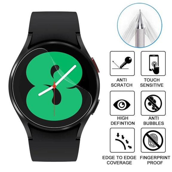For Samsung Galaxy Watch4 40mm 5pcs xDfind Soft Hydrogel Film Full Cover Front Protector