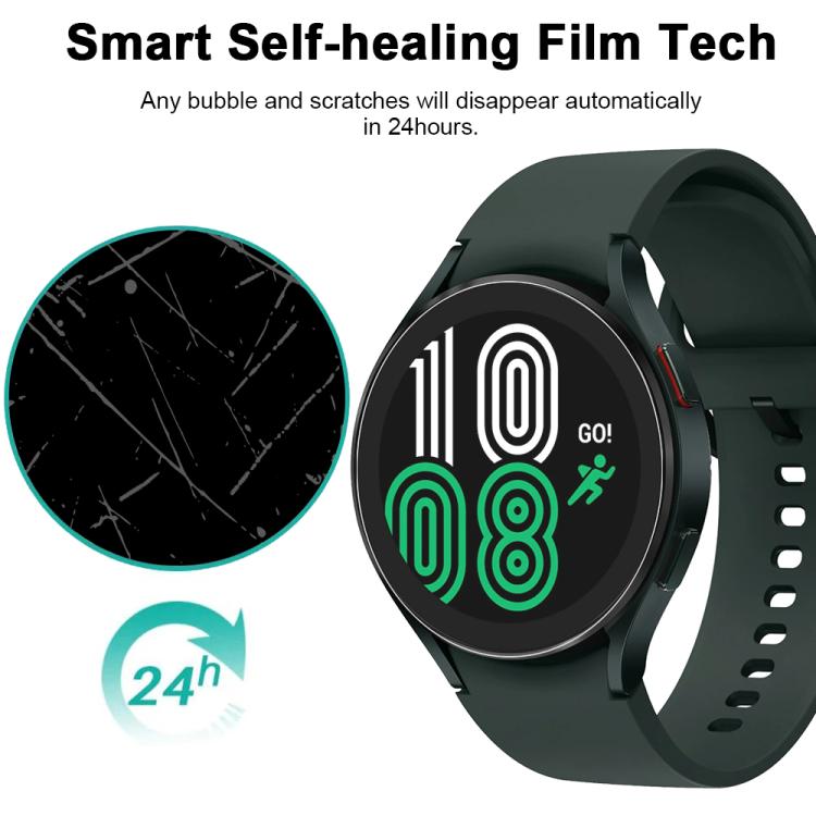 For Samsung Galaxy Watch4 44mm 5pcs xDfind Soft Hydrogel Film Full Cover Front Protector