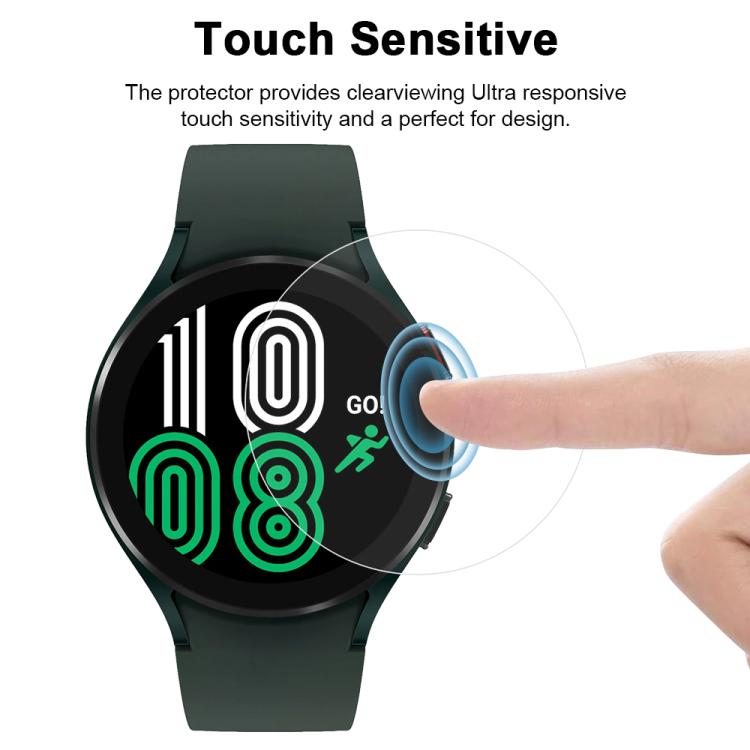 For Samsung Galaxy Watch4 44mm 5pcs xDfind Soft Hydrogel Film Full Cover Front Protector