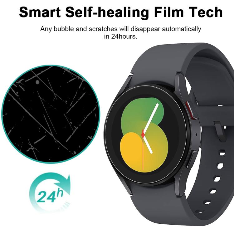 For Samsung Galaxy Watch5 40mm 5pcs xDfind Soft Hydrogel Film Full Cover Front Protector