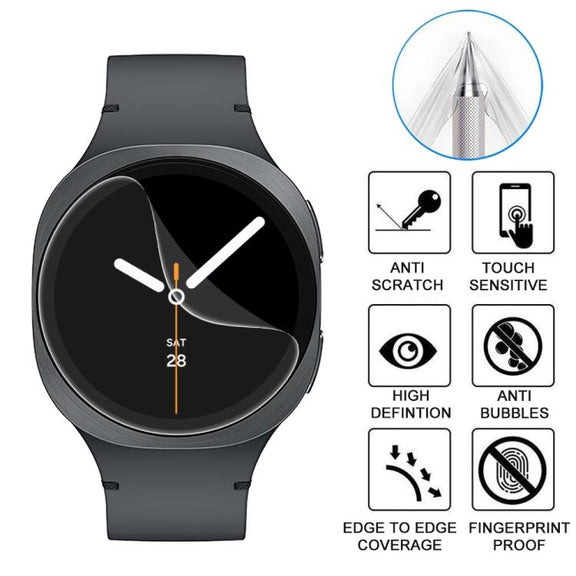 For Samsung Galaxy Watch8 44mm 5pcs xDfind Soft Hydrogel Film Full Cover Front Protector