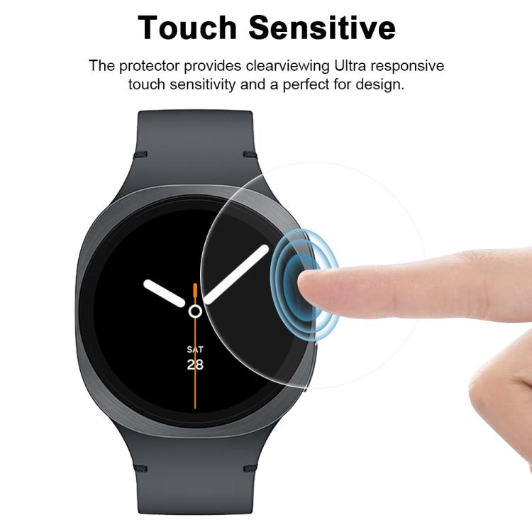 For Samsung Galaxy Watch8 44mm 5pcs xDfind Soft Hydrogel Film Full Cover Front Protector