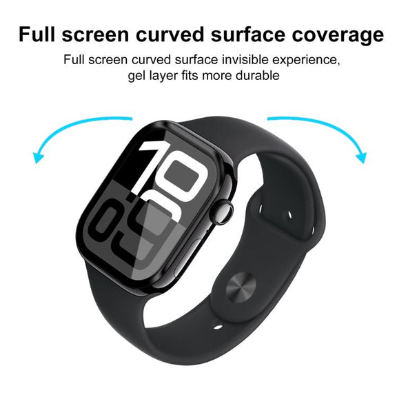 For Apple Watch Series 10 46mm 2pcs xDfind Curved 3D Composite Material Soft Film Screen Protector