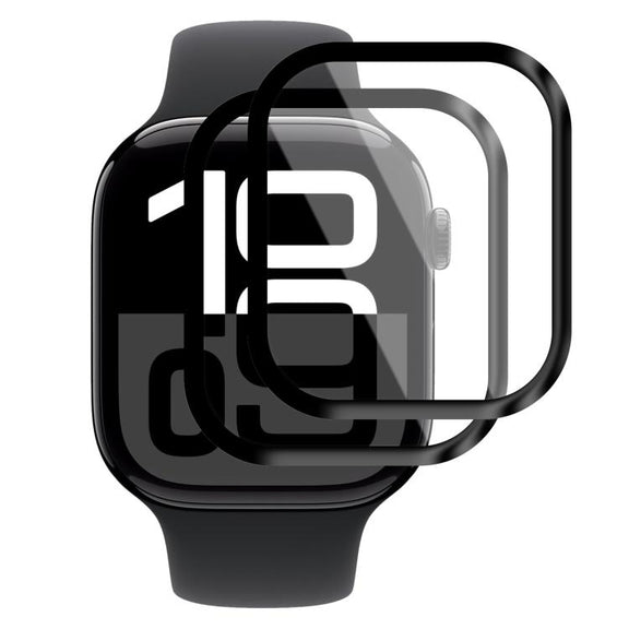For Apple Watch Series 10 46mm 2pcs xDfind Curved 3D Composite Material Soft Film Screen Protector