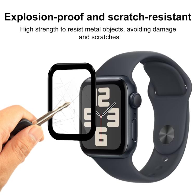 For Apple Watch Series 6&SE&5&4 44mm 2pcs xDfind Curved 3D Composite Material Soft Film Screen Protector