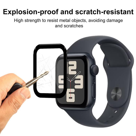 For Apple Watch Series 6&SE&5&4 44mm 2pcs xDfind Curved 3D Composite Material Soft Film Screen Protector