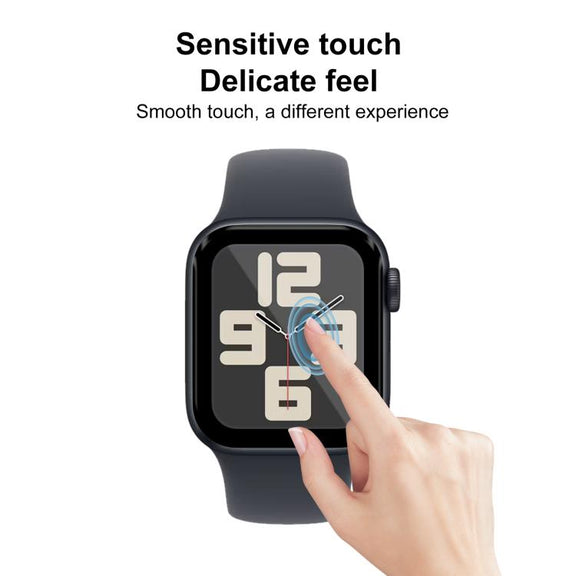 For Apple Watch Series 6&SE&5&4 44mm 2pcs xDfind Curved 3D Composite Material Soft Film Screen Protector