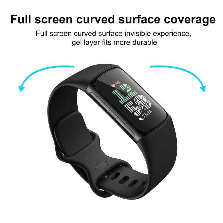 For Fitbit Charge 6 2pcs xDfind Curved 3D Composite Material Soft Film Screen Protector