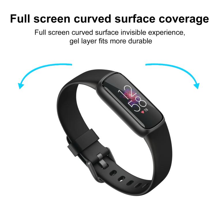 For Fitbit Luxe 2pcs xDfind Curved 3D Composite Material Soft Film Screen Protector