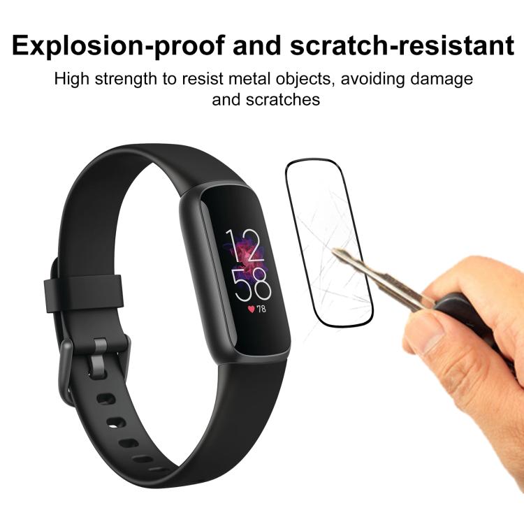 For Fitbit Luxe 2pcs xDfind Curved 3D Composite Material Soft Film Screen Protector