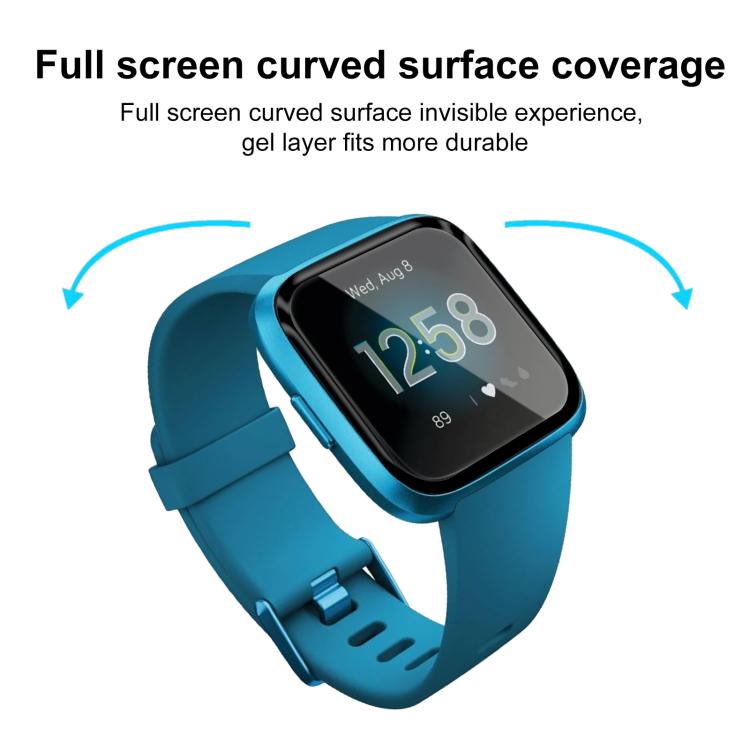 For Fitbit Versa 2pcs xDfind Curved 3D Composite Material Soft Film Screen Protector