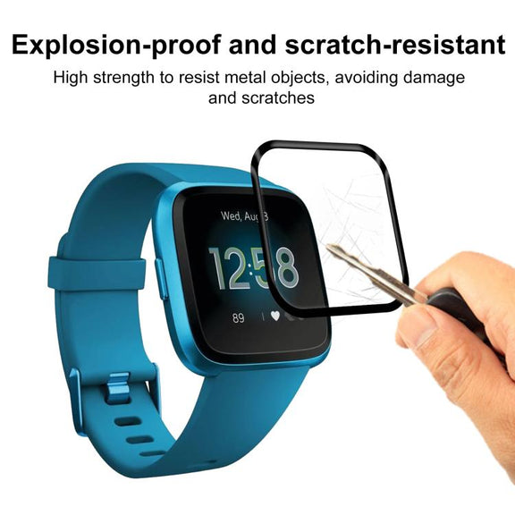 For Fitbit Versa 2pcs xDfind Curved 3D Composite Material Soft Film Screen Protector