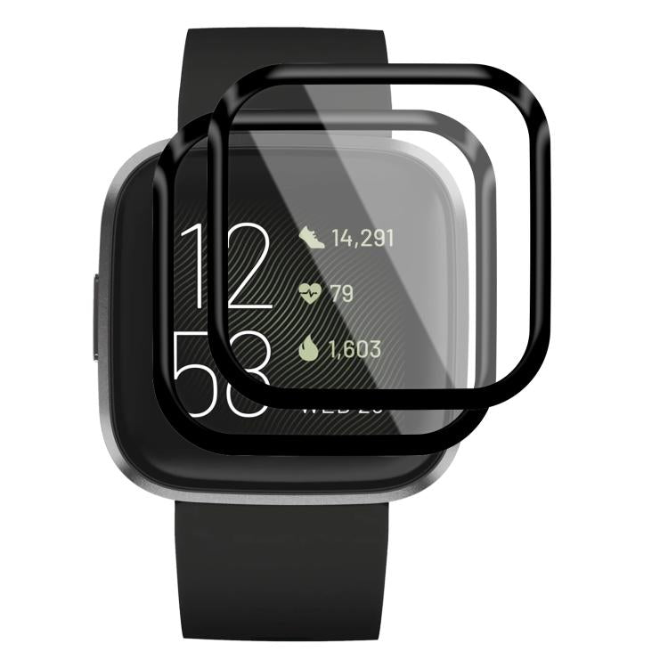 For Fitbit Versa 2 2pcs xDfind Curved 3D Composite Material Soft Film Screen Protector