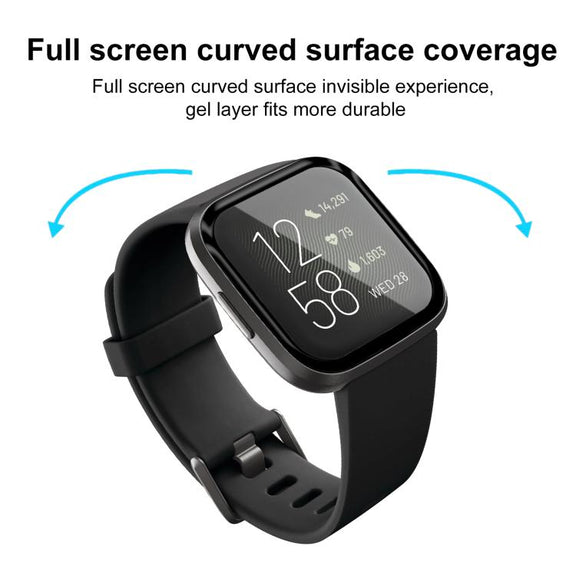 For Fitbit Versa 2 2pcs xDfind Curved 3D Composite Material Soft Film Screen Protector