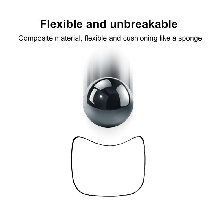 For Fitbit Versa 4 2pcs xDfind Curved 3D Composite Material Soft Film Screen Protector
