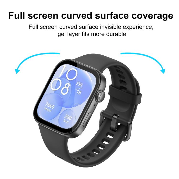 For Huawei Watch Fit 3 2pcs xDfind Curved 3D Composite Material Soft Film Screen Protector