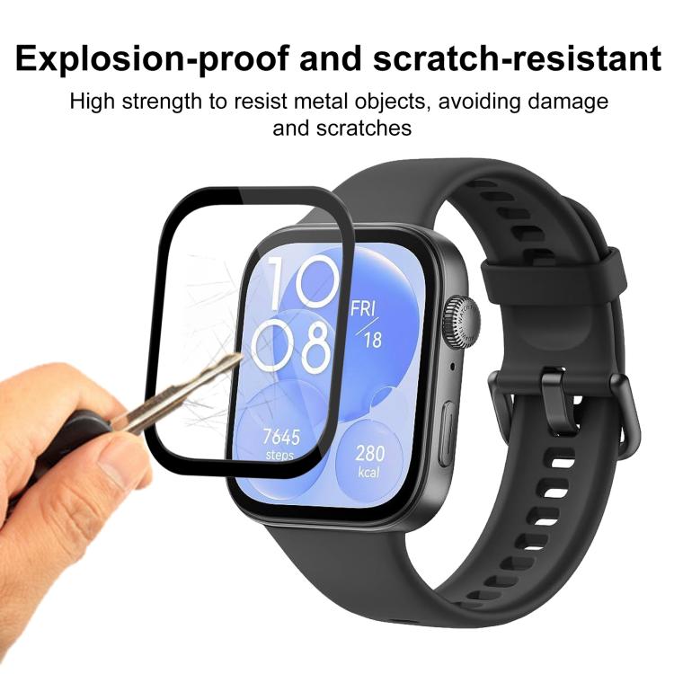 For Huawei Watch Fit 3 2pcs xDfind Curved 3D Composite Material Soft Film Screen Protector