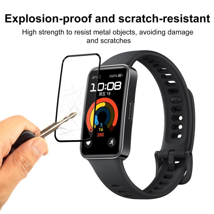 For Huawei Band 9 2pcs xDfind Curved 3D Composite Material Soft Film Screen Protector
