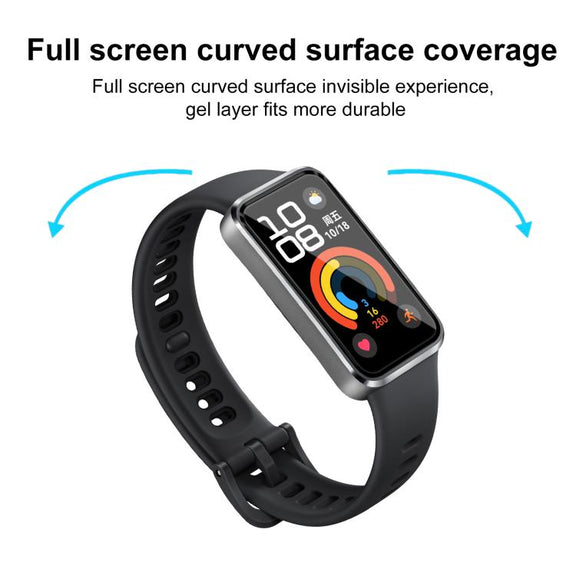 For Huawei Band 10 2pcs xDfind Curved 3D Composite Material Soft Film Screen Protector