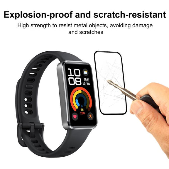For Huawei Band 10 2pcs xDfind Curved 3D Composite Material Soft Film Screen Protector