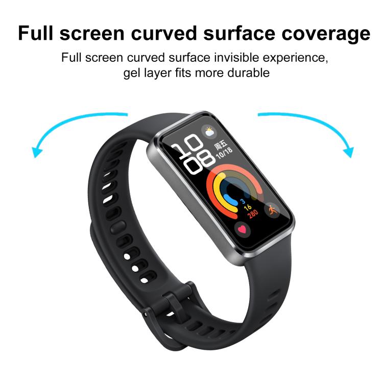 For Huawei Band 10 NFC 2pcs xDfind Curved 3D Composite Material Soft Film Screen Protector