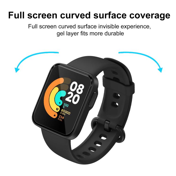 For Xiaomi Mi Watch Lite 2pcs xDfind Curved 3D Composite Material Soft Film Screen Protector