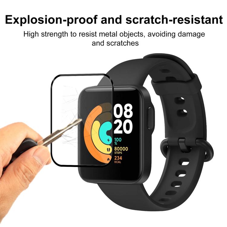 For Xiaomi Mi Watch Lite 2pcs xDfind Curved 3D Composite Material Soft Film Screen Protector