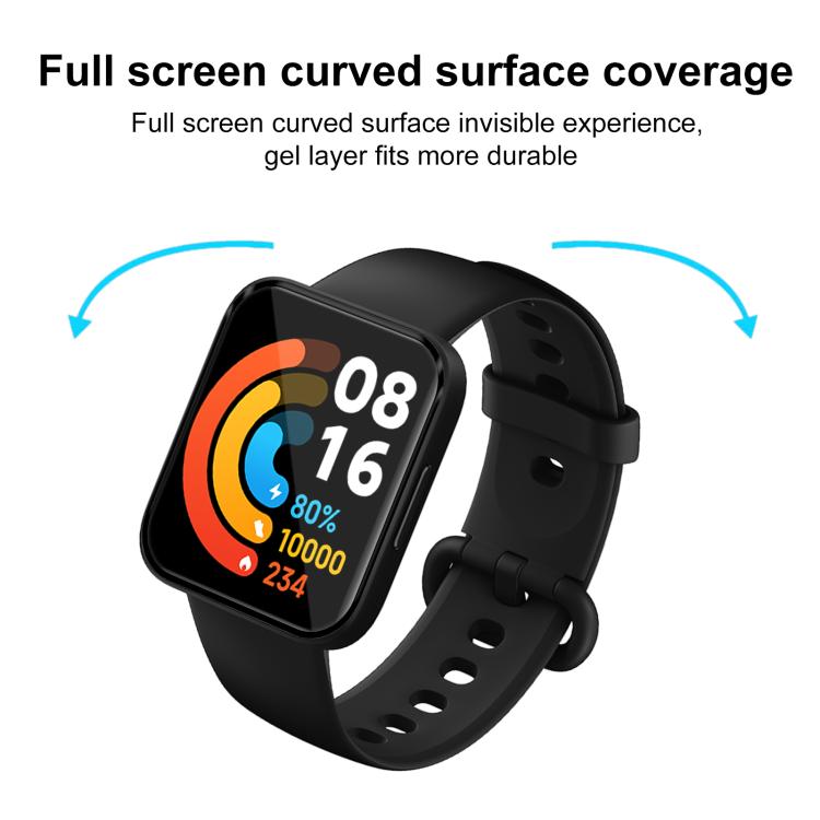 For Xiaomi Redmi Watch 2 2pcs xDfind Curved 3D Composite Material Soft Film Screen Protector