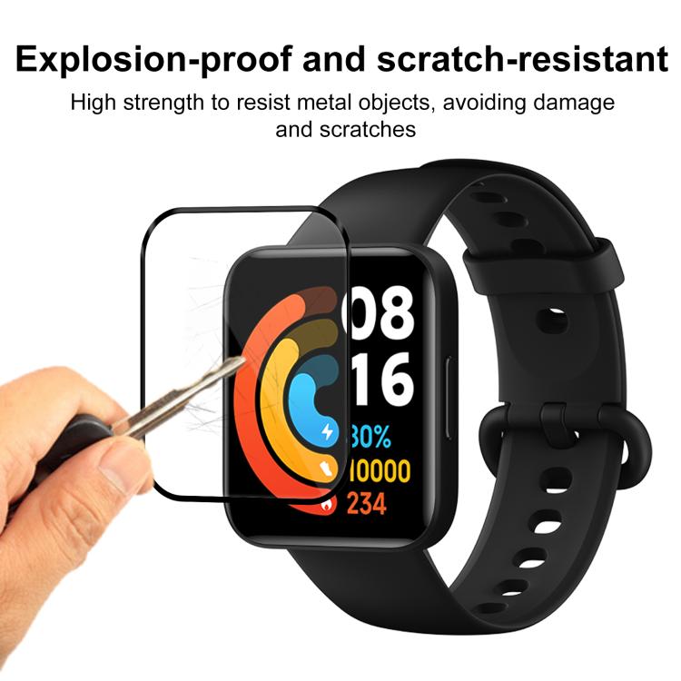 For Xiaomi Redmi Watch 2 2pcs xDfind Curved 3D Composite Material Soft Film Screen Protector
