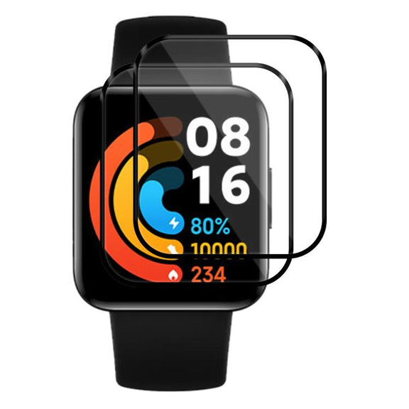 For Xiaomi Redmi Watch 2 2pcs xDfind Curved 3D Composite Material Soft Film Screen Protector