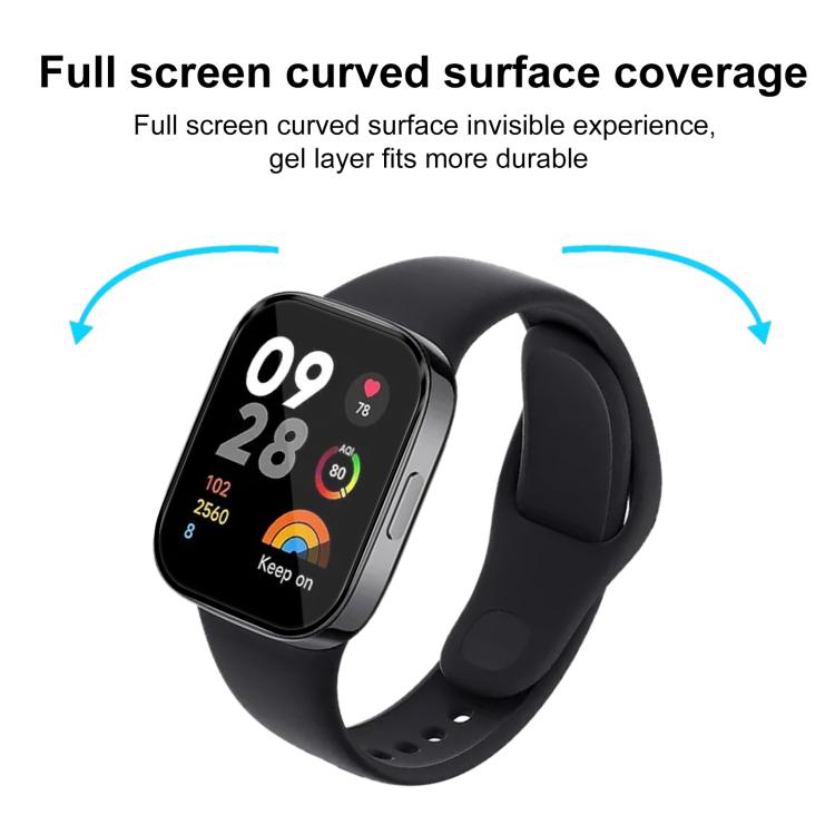 For Xiaomi Redmi Watch 3 Active 2pcs xDfind Curved 3D Composite Material Soft Film Screen Protector
