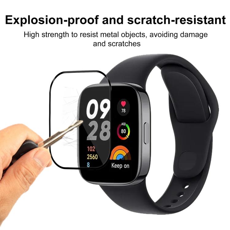For Xiaomi Redmi Watch 3 Active 2pcs xDfind Curved 3D Composite Material Soft Film Screen Protector