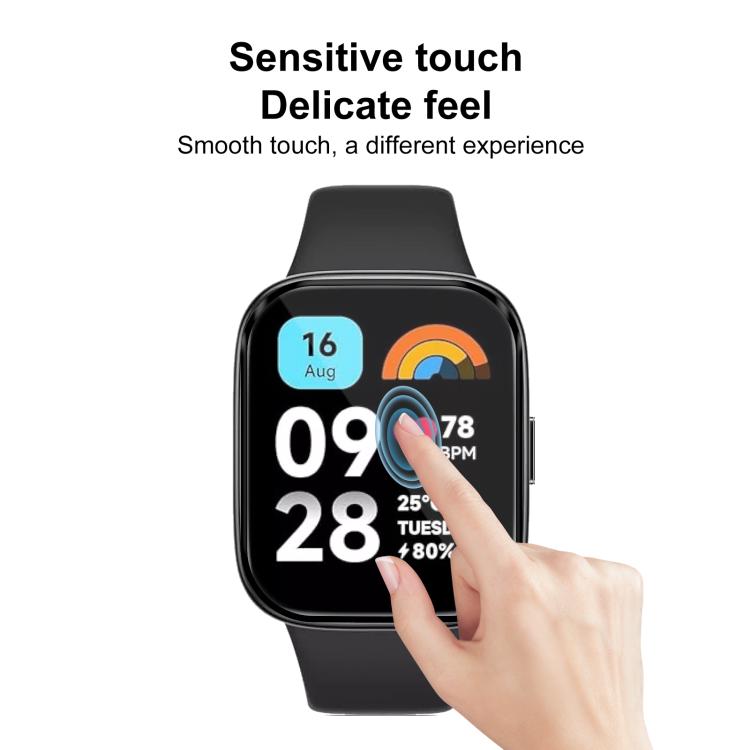 For Xiaomi Redmi Watch 3 Active 2pcs xDfind Curved 3D Composite Material Soft Film Screen Protector
