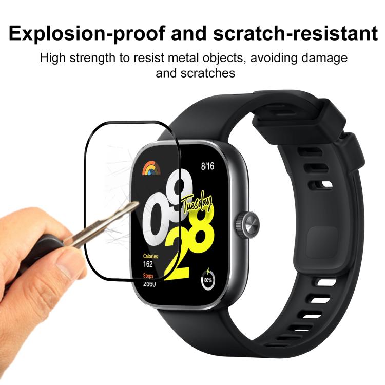 For Xiaomi Redmi Watch 4 2pcs xDfind Curved 3D Composite Material Soft Film Screen Protector