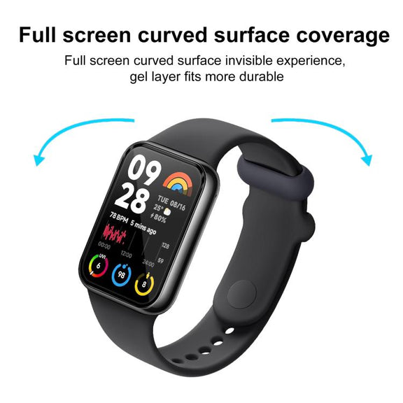 For Xiaomi Mi Band 8 Pro 2pcs xDfind Curved 3D Composite Material Soft Film Screen Protector