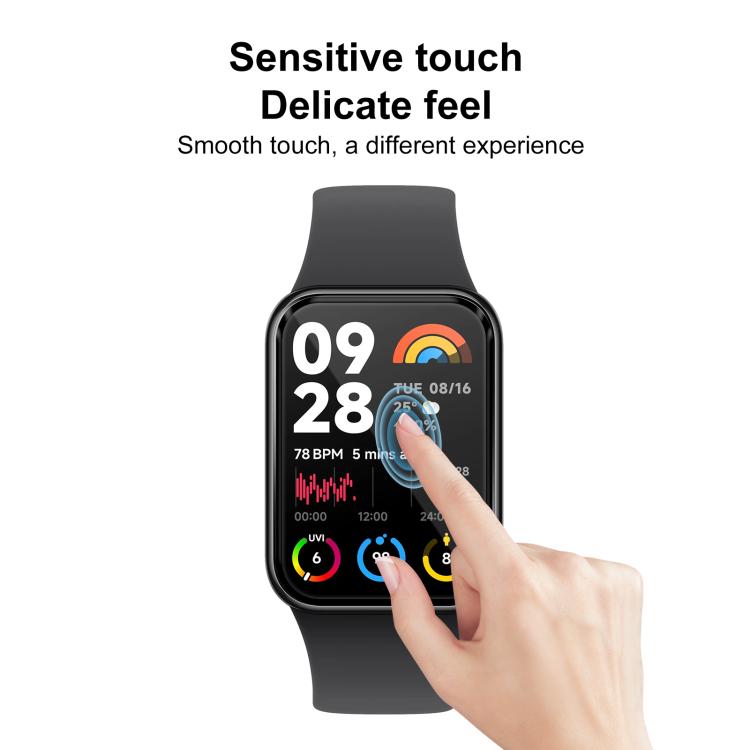 For Xiaomi Mi Band 8 Pro 2pcs xDfind Curved 3D Composite Material Soft Film Screen Protector