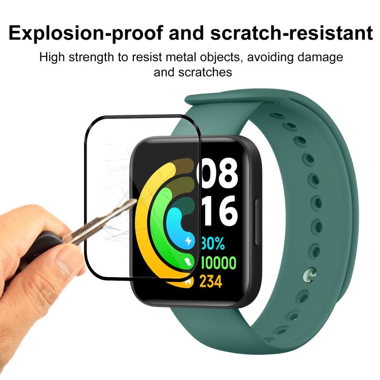 For Xiaomi Poco Watch 2pcs xDfind Curved 3D Composite Material Soft Film Screen Protector