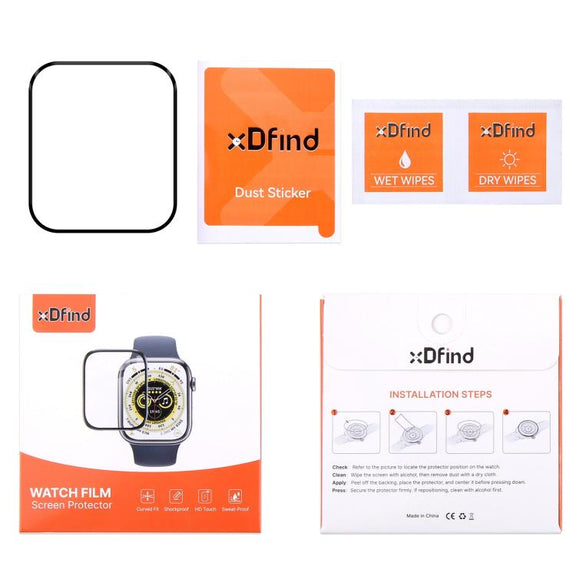 For Xiaomi Poco Watch 2pcs xDfind Curved 3D Composite Material Soft Film Screen Protector