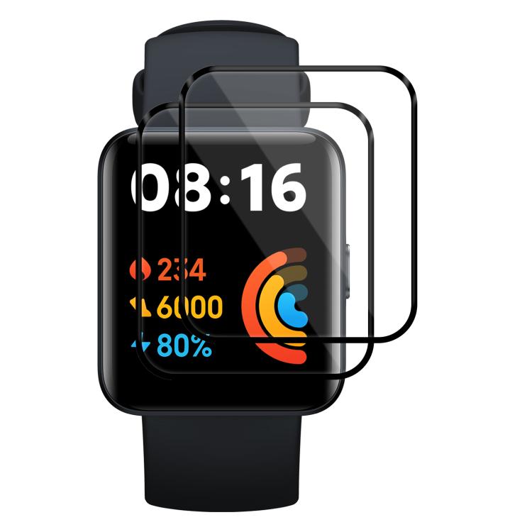 For Xiaomi Redmi Watch 2 Lite 2pcs xDfind Curved 3D Composite Material Soft Film Screen Protector
