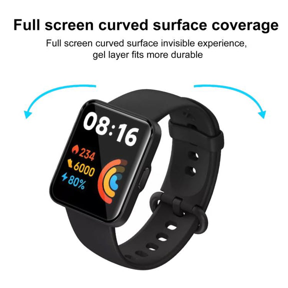 For Xiaomi Redmi Watch 2 Lite 2pcs xDfind Curved 3D Composite Material Soft Film Screen Protector