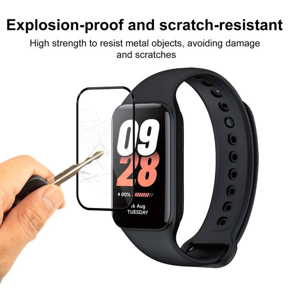 For Xiaomi Smart Band 8 Active 2pcs xDfind Curved 3D Composite Material Soft Film Screen Protector
