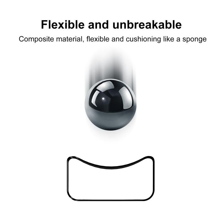For Xiaomi Smart Band 8 Active 2pcs xDfind Curved 3D Composite Material Soft Film Screen Protector